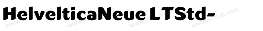HelvelticaNeue LTStd字体转换